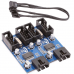 LPC 9Pin USB Header to 4 port 9Pin USB Internal Hub Splitter Extension